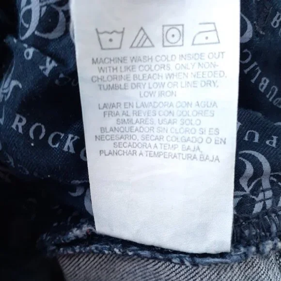 Rock & Republic Womens Jeans Sz 8 Kasandra Bootcut Rivets 836 - Picture 7 of 7